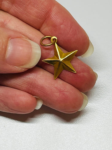 Gold plated Star Charm Devil's Details